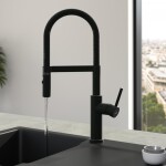 Dřezová baterie Villeroy & Boch Steel Expert 2.0, 92800006, Matt Black 92800006