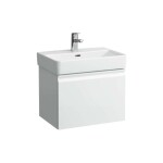 Laufen - Pro S Umyvadlo Compact, 55x38 cm, bez otvoru pro baterii, bez přepadu, s LCC, bílá H8189584001421