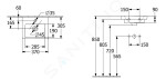 VILLEROY & BOCH - Subway 3.0 Umývátko nábytkové 370x305 mm, s přepadem, otvor pro baterii, alpská bílá 43703701