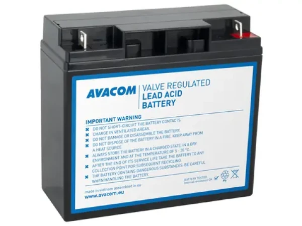 Avacom AVA-RBP01-12180-KIT / Náhradní baterie pro UPS / 12V / 18Ah / VRLA HR / CyberPower (AVA-RBP01-12180-KIT)