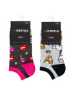 Dámské ponožky Intenso 013 Luxury Lady 35-40 černá 38-40