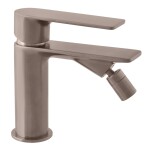 RAV Slezák - NIL - Bidetová baterie bez výpusti, Metal Grey - kartáčovaná, 1/2" NL144.5MGK