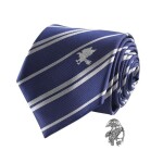 Harry Potter Kravata luxusní a pin v krabičce - Havraspár