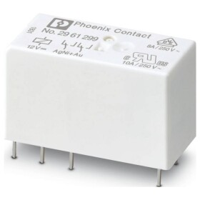 Phoenix Contact REL-MR- 12DC/21-21AU miniaturní relé, 12 V/DC, 2 přepínací kontakty, 10 ks