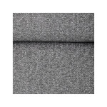 Židle jídelní, taštičkové pružiny v sedáku, madlo na opěráku, světle šedá látka, černý kov