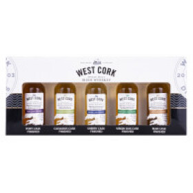 West Cork CASK COLLECTION Whiskey Miniset 5x0,05L - Dárkové balení