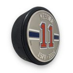 Mustang Puk New York Rangers NHL Silver Medallion - Mark Messier