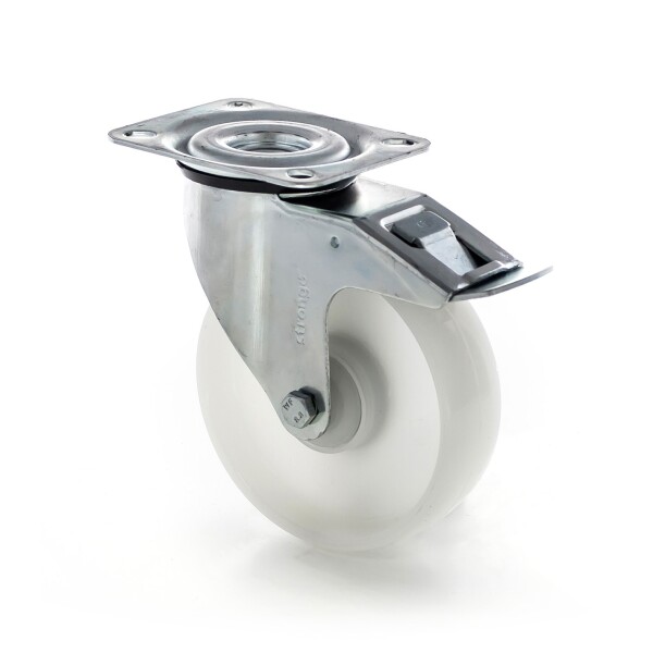 Strongo Polyamidové kolečko 80 mm, otočné s brzdou 5003