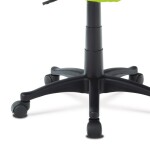 Kancelářská židle, látka MESH zelená / černá, plyn.píst