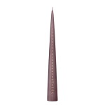 Ester & erik Adventní svíčka Cone 37 cm – 84 Winter Rose, růžová barva, vosk