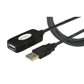 Techly IUSB-REP10TY černá / Aktivní prodlužovací kabel USB / USB 2.0 / USB-A - USB-A / 10 m (IUSB-REP10TY)