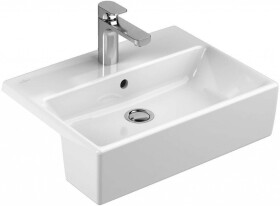 VILLEROY & BOCH - Memento Umyvadlo polozápustné 55x43 cm, s přepadem, otvor pro baterii, alpská bílá 41335501