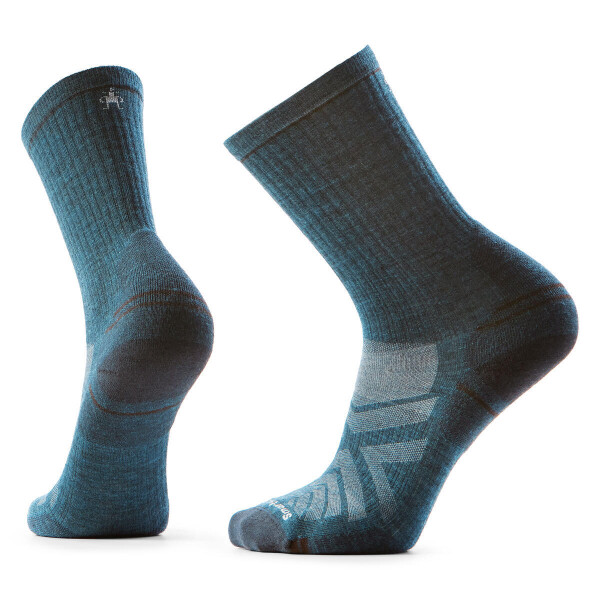 Unisex merino turistické ponožky SMARTWOOL Hike Targeted Cushion Crew Socks, Twilight Blue velikost: 38-41 (M)