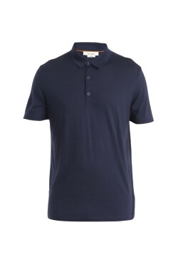 ICEBREAKER Mens Merino 150 Tech Lite III SS Polo, Midnight Navy velikost: S