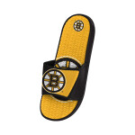 FOCO Pánské pantofle Boston Bruins NHL Colorblock Slipper Velikost: M = 42-43 EU