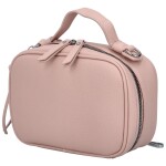 Menší koženková crossbody Jessa, růžová