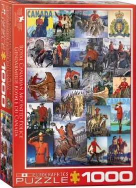 EUROGRAPHICS Puzzle Královská kanadská jízdní policie - koláž