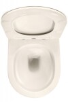 REA - Závěsná WC mísa Carlo Mini Rimless Ecru REA-C5500