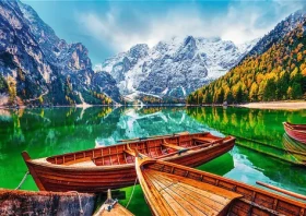Trefl - Puzzle - Jezero Braies, Itálie