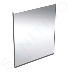 GEBERIT - Option Zrcadlo s LED osvětlením a vyhříváním, 60x70 cm, matná černá 502.781.14.1