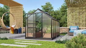 Polykarbonátový skleník – Vitavia Venus 6200, PC 4 mm černý