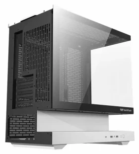 DarkFlash F1 bílá / Počítačová skříň / Midi Tower / M-ATX + ITX / 6× ARGB ventilátor / Tvrzené sklo (F1 White + 6 fans)