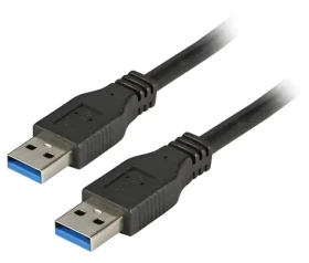 EFB černá / USB kabel A-A / USB 3.0 5 Gbit/s / 1,8 m (K5210SW.1,8)