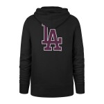47 Brand Pánská mikina Los Angeles Dodgers MLB Wordmark Backer Burnside Hoodie Velikost: L