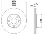 Brzdy kotouče a desky přední OPEL ASTRA II G 256mm 4šrouby