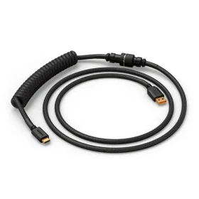Glorious Coiled Cable černá / USB-C (M) - USB-A (M) / 1.37m (GLO-CBL-COIL-BLACK)