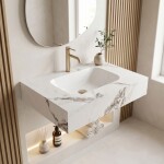 REA - Nástěnné umyvadlo Aresa Cold Jade 70 REA-U9974