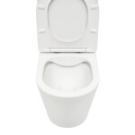 WC kombi komplet kombinovaný SAT Infinitio bílá matná mat vario odpad SATINF031VPSNWM SATINF031VPSNWM