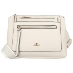 Trendy dámská koženková crossbody kabelka Anita, béžová