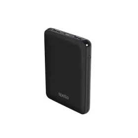 Rozbaleno - Spello Pocket Power Bank Kapesní powerbanka 5000mAh černá / 10W / 2x USB-A / rozbaleno (9915101300238.Rozbaleno)