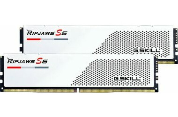 G.Skill Ripjaws S5 White 32GB (2x16GB) 5200Mhz / DDR5 / PC5-41600 / CL36-36-36-83 / 1.2V / XMP 3.0 (F5-5200J3636C16GX2-RS5W)