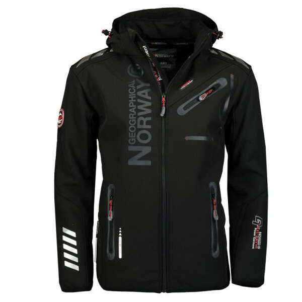 Geografická norská softshellová bunda Royaute Assor B Men 068 M WW1975H/GN/Black / Black m