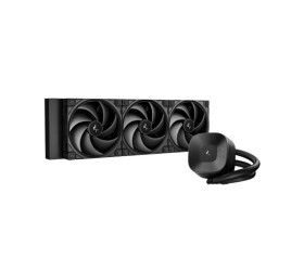 DEEPCOOL Vodní chladič LE360 V2 ZERO DARK, 3x120mm, ARGB, AM5, LGA1851, černá EDF_1808175