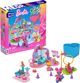 Mega construx Barbie color reveal trénuj a pečuj o mazlíčky - Mattel Barbie