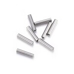Trubička z nerezové oceli - platinová - 7 x 1,5 mm - 1 ks
