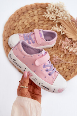 Dětské tenisky Lee Cooper LCW-24-02-2160 Růžové 33