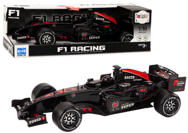 Mamido Sportovní závodní auto F1 s pohonem 1:10 černé se zvuky
