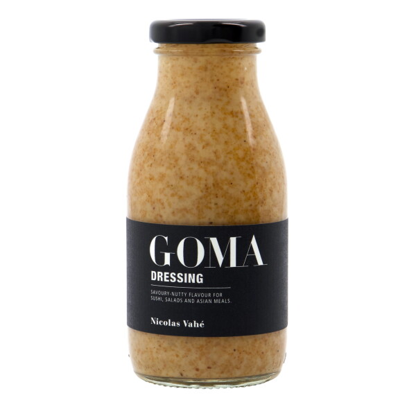Nicolas Vahé Sezamový dresink Goma 250 ml, žlutá barva, sklo