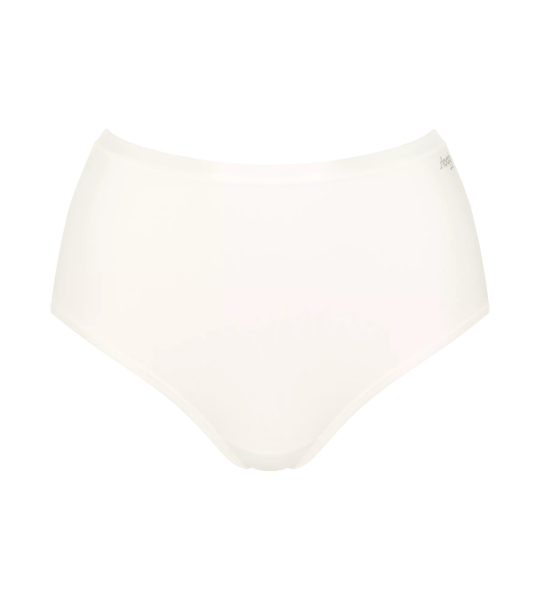 Dámské kalhotky GO Daily Cotton Highwaist - WHITE - bílé 00GZ - SLOGGI WHITE XXL