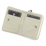 Luxusní dámská kožená peněženka Gregorio Edin, krémová