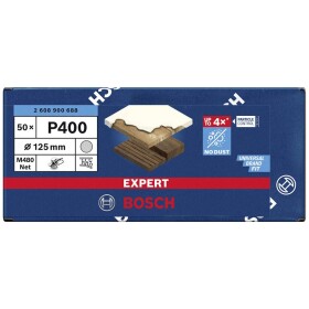 Bosch Accessories EXPERT M480 2608900688 brusná síť pro excentrickou brusku bez otvorů Zrnitost 400 (Ø) 125 mm 50 ks