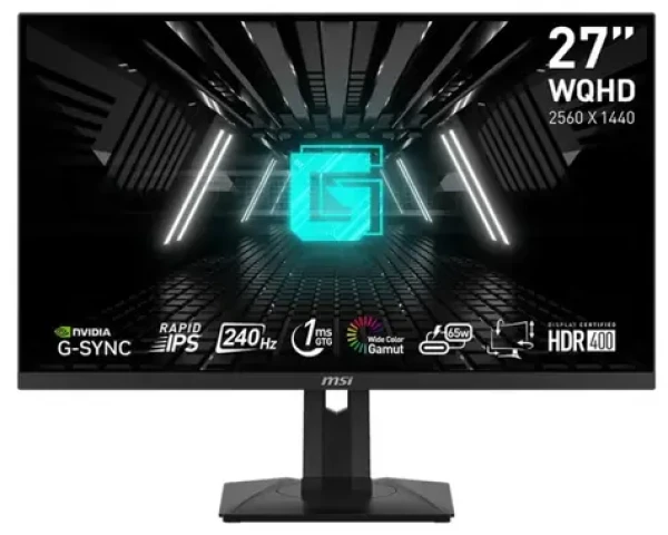 27" MSI G274QPX černá / 2560 x 1440 / IPS / 16:9 / 1ms / 1000:1 / 400cd-m2 / DP+HDMI+USB-C (G274QPX)