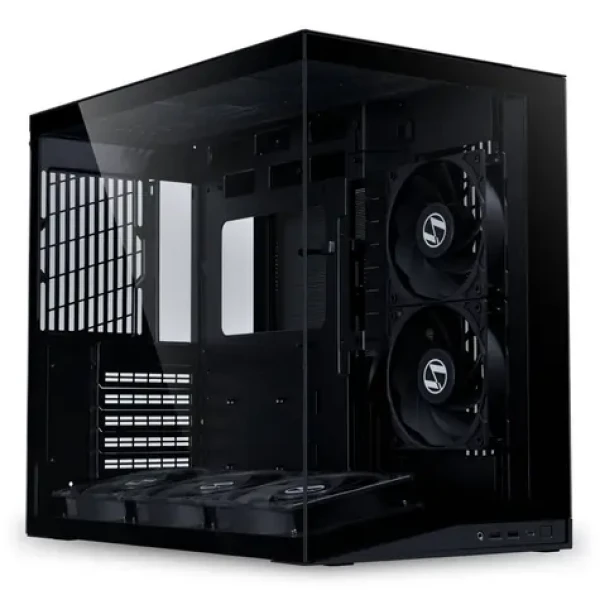 Lian Li O11 Dynamic Mini V2 Flow černá / Micro ATX / 5x 120 mm ventilátor / tvrzené sklo (O11DMIV2FX)