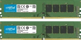 Crucial 16GB (2x8GB) 3200 MHz / DDR4 / DIMM / PC4-25600 / CL22 / Non-ECC / Un-buffered / 1.2V (CT2K8G4DFRA32A)