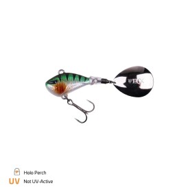 Zeck Tail Spinner Rogue Runner 10g - Holo Perch,Zeck Tail Spinner Rogue Runner 10g - Holo Perch