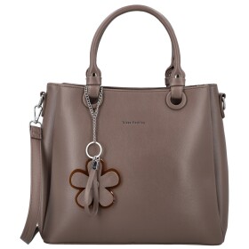 Luxusní dámská koženková kabelka do ruky Rishi, khaki